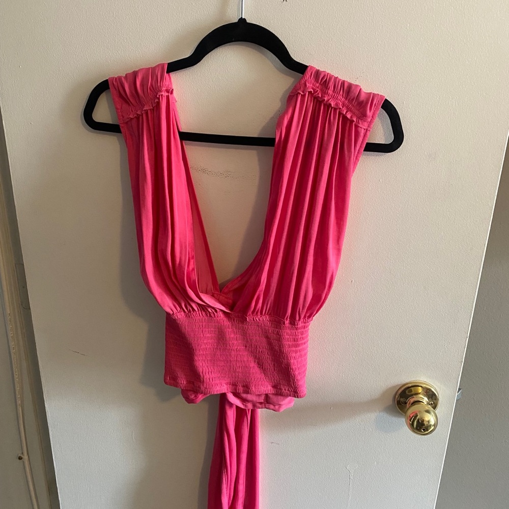 Free People Pink Top